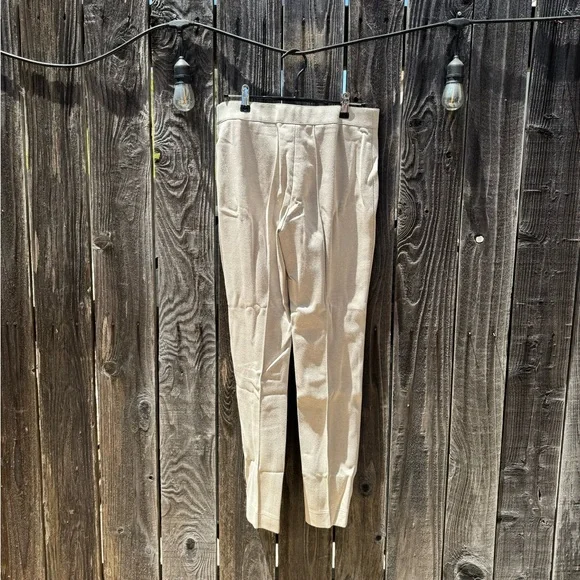 Akris Punto Beige Skinny Fit Stretchy Formal Suit/ Dress Pants Slacks Small 6